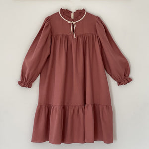 Dress Agatha Light Mahogany Woman