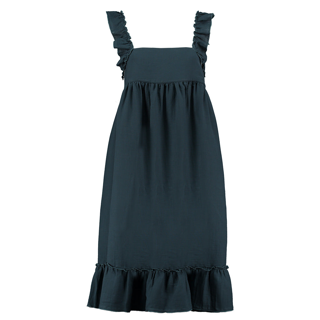 Dress Pinafore Antra Blue Woman