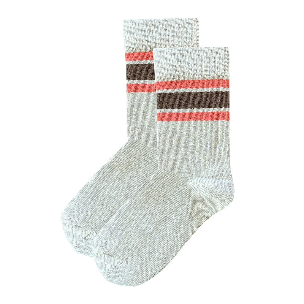 Socks Greige Stripe