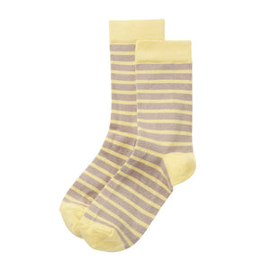 Socks Bi-Color Lemon Mushroom