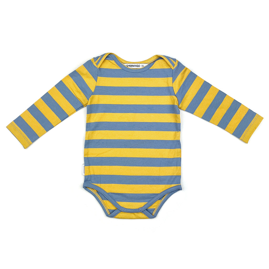 Bodysuit Greyish Blue Stripe