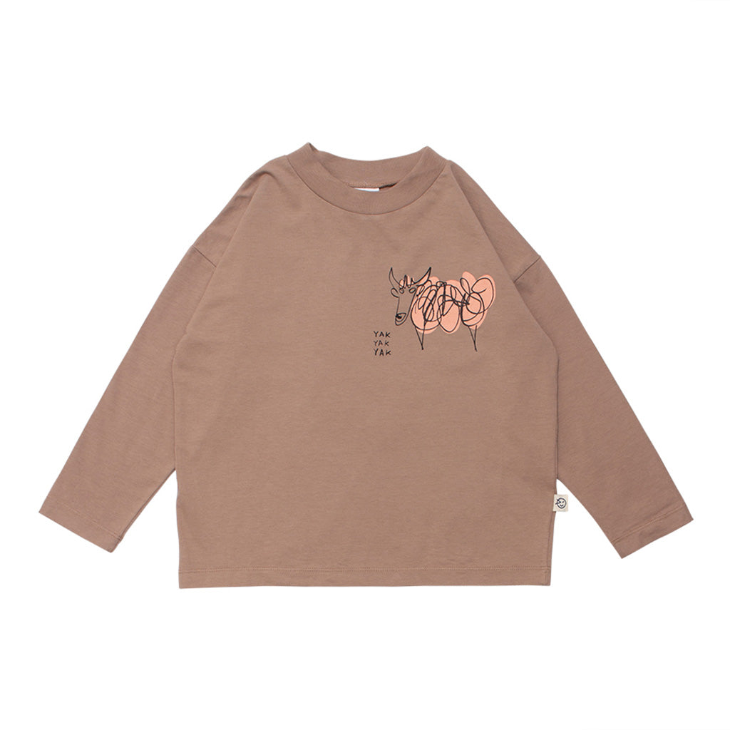 Longsleeve Mr Yak Soft Brown