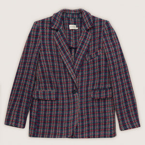 Jacket Laura Pink Check Woman