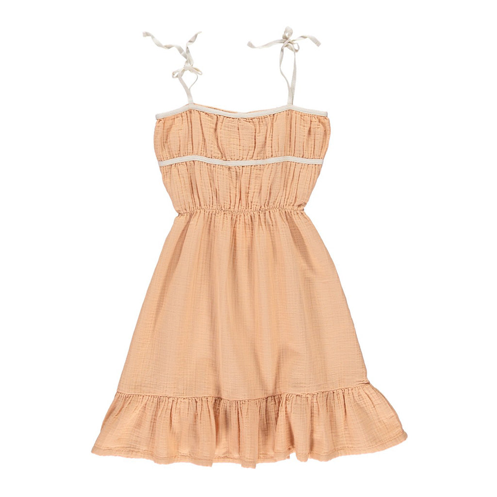 Dress Malin Apricot Cream Woman