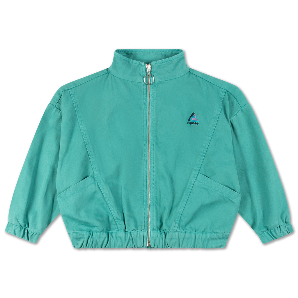 Jacket Windbreaker Greyish Turquoise