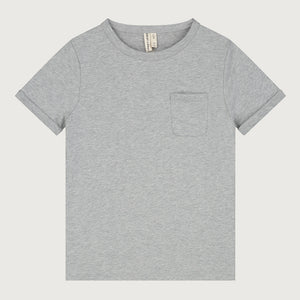 Tee Pocket Grey Melange