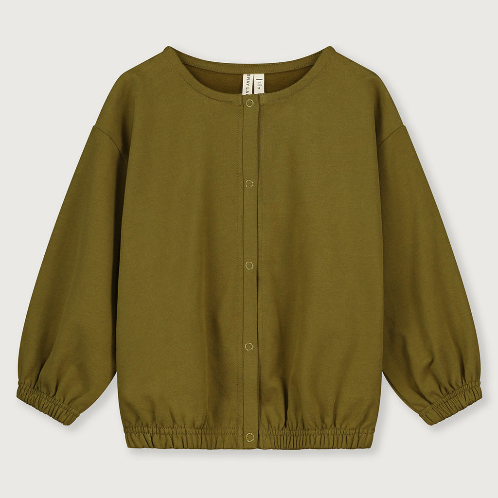 Cardigan Puffy Olive Green