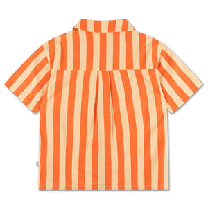 Shirt Boxy Tangerine Block Stripe