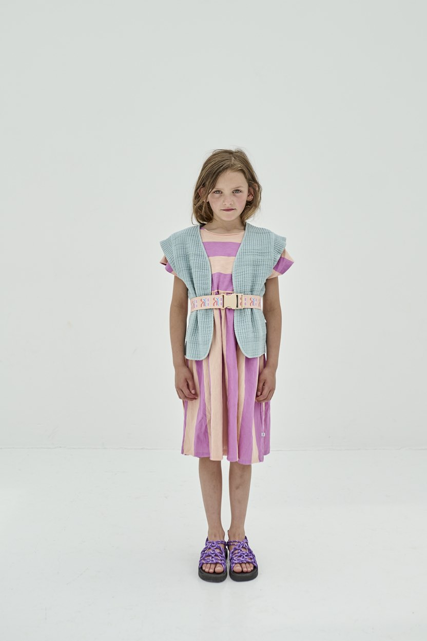 Dress Easy Peasy Peachy Block Stripe