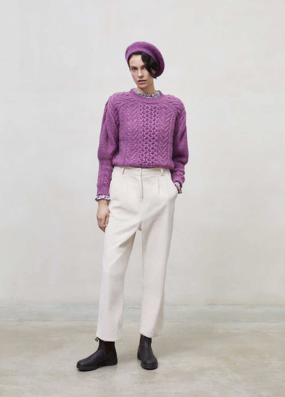 Jumper Tirso Girl Dusty Orchid Woman