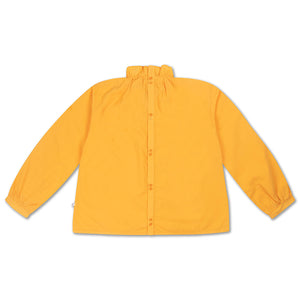 Blouse Ruffle Warm Custard