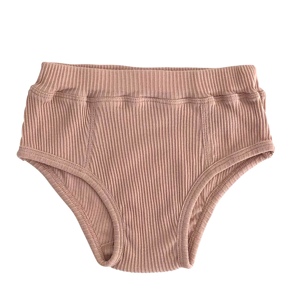 Underwear Set Rib Boys Pale Pink