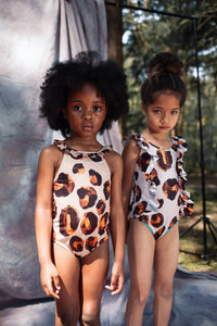 Swimsuit Alison Painted Leopard