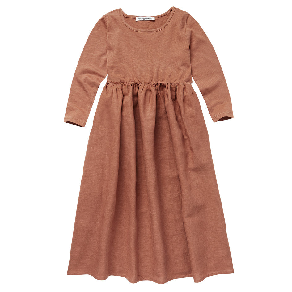 Dress Linen Chocolate Milk